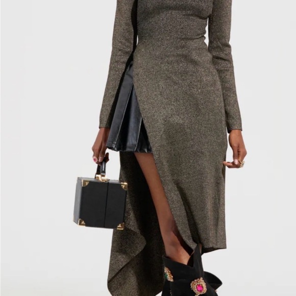 AKIRA Metallic Maxi Skirt - Picture 1 of 3